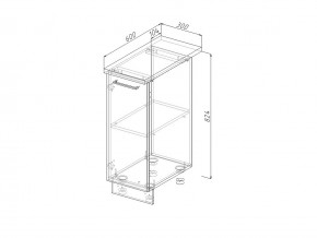 Н 30 Модуль нижний Без Столешницы МН 30 в Сатке - satka.magazin-mebel74.ru | фото