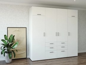 Шкаф распашной 2400Б Жемчуг в Сатке - satka.magazin-mebel74.ru | фото