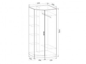 Шкаф угловой в Сатке - satka.magazin-mebel74.ru | фото