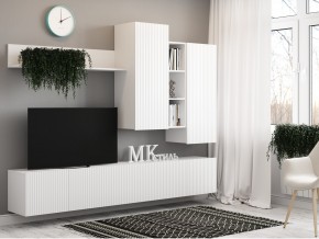 Стенка НМ-001 Сканди МДФ фасад белый в Сатке - satka.magazin-mebel74.ru | фото